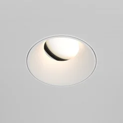 Maytoni uppoasennusvalaisin Share, valkoinen/valkoinen, Ø 10,2 cm, alumiini,