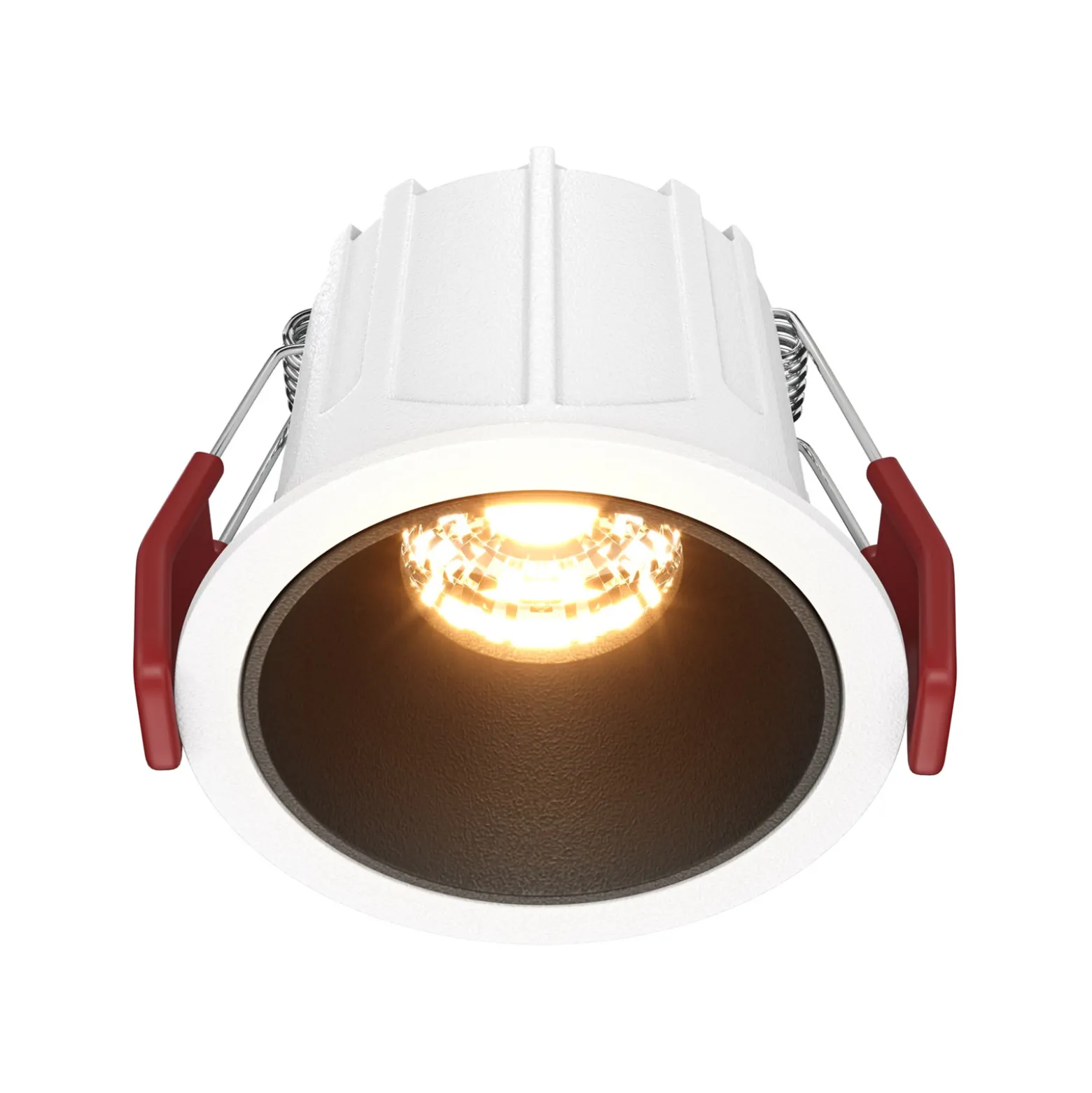 Maytoni uppovalo Alfa, musta/valkoinen, Ø 6,5 cm, 10 W, 36°