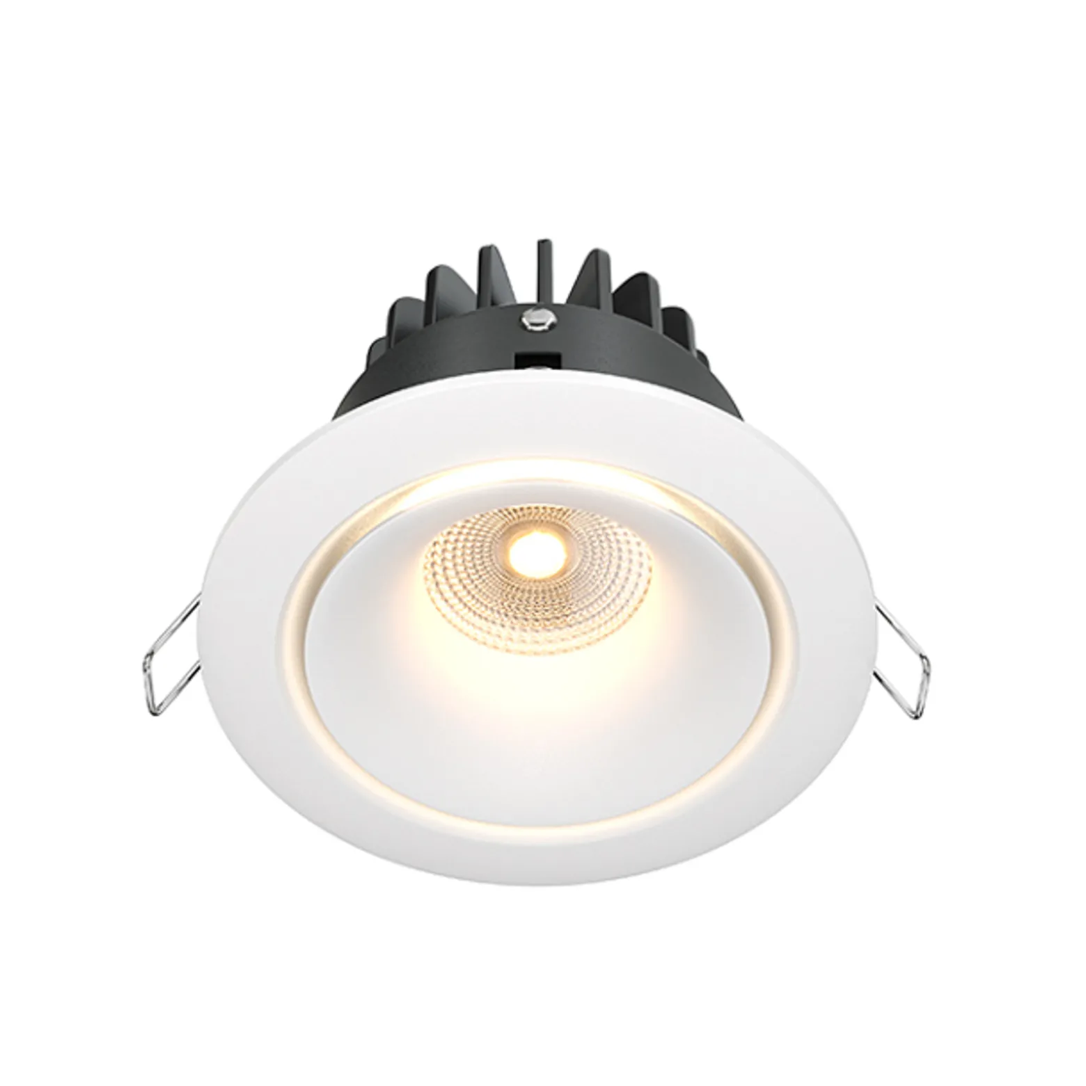 Maytoni Yin LED uppoasennusvalaisin, IP20, 3000K, triakki, valkoinen