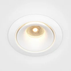 Maytoni Yin LED uppoasennusvalaisin, IP20, 3000K, triakki, valkoinen