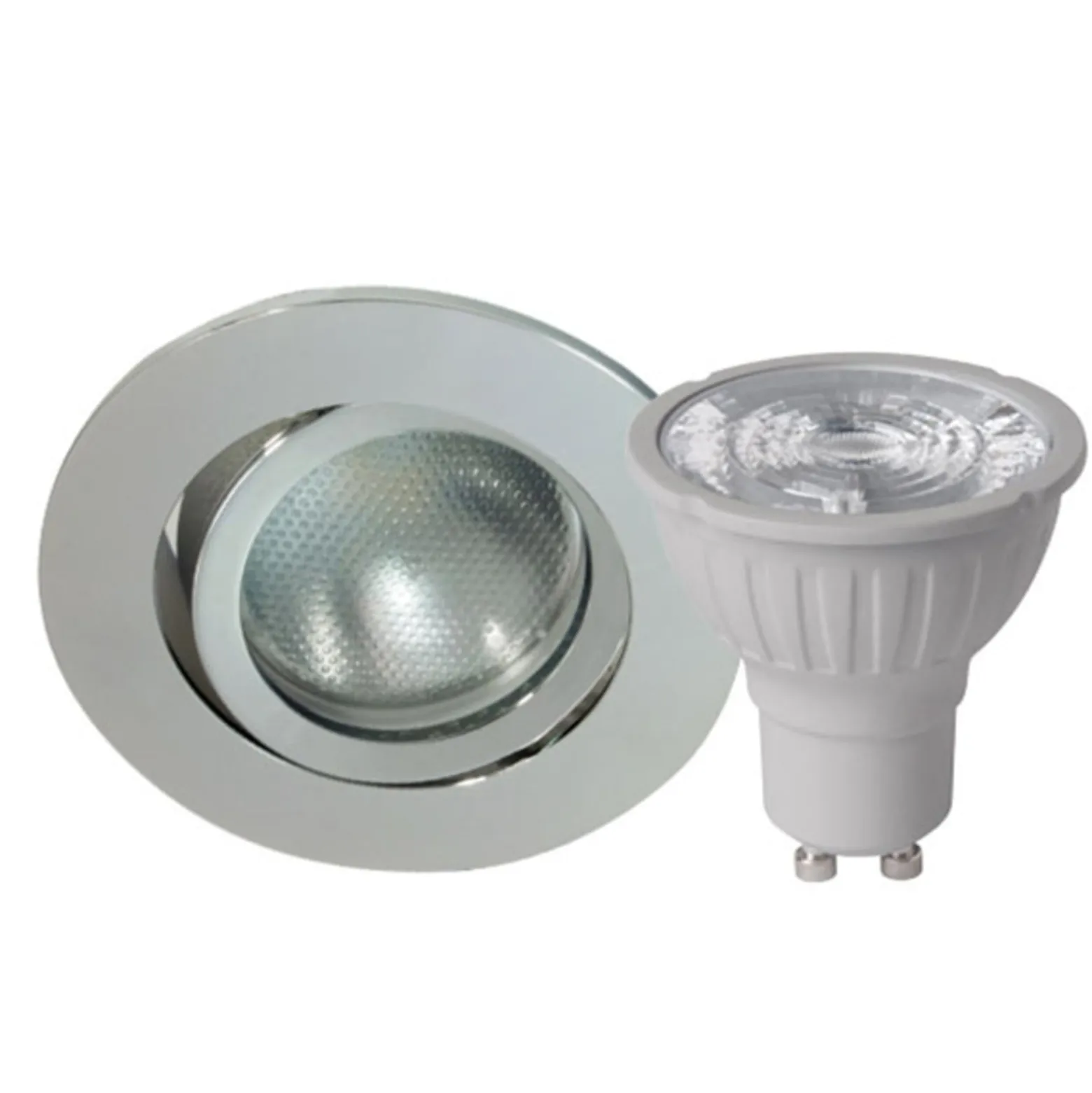 Megatron DecoclicSet-uppokohdevalo GU10 5,2W hopea