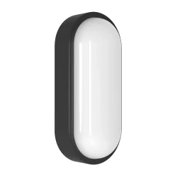 MEGATRON LED-ulkoseinälamppu Zella Neo XL Sensor musta IP54