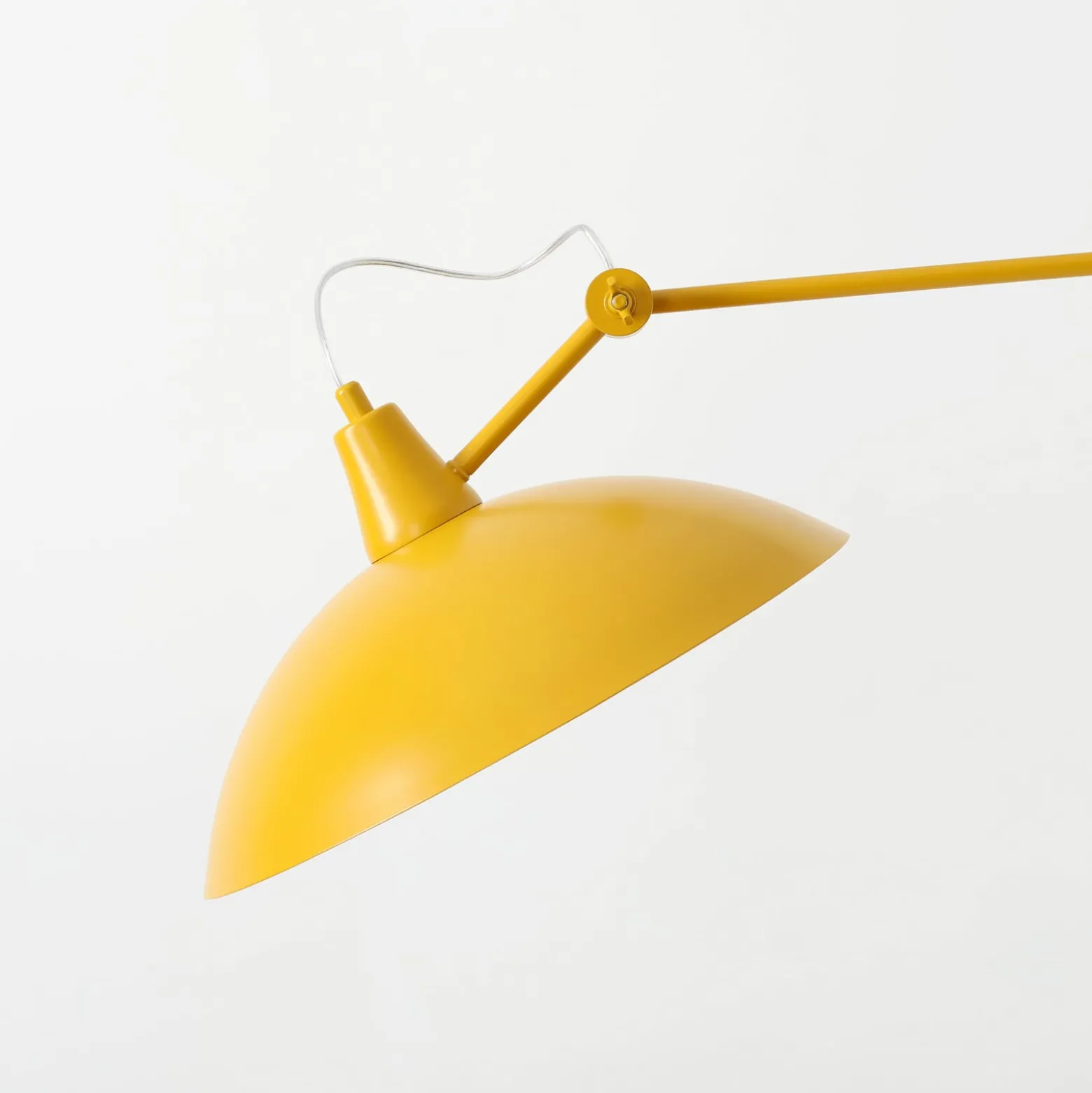 Melos-riippuvalaisin, keltainen, Ø 36 cm, metalli