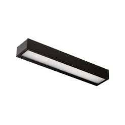 Mera LED-seinävalaisin, leveys 40cm, musta, 4000K