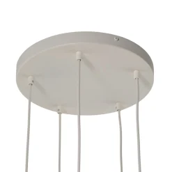 Midway-riippuvalo, hiekanvärinen, 5-lamppuinen, Ø 35 cm, GU10