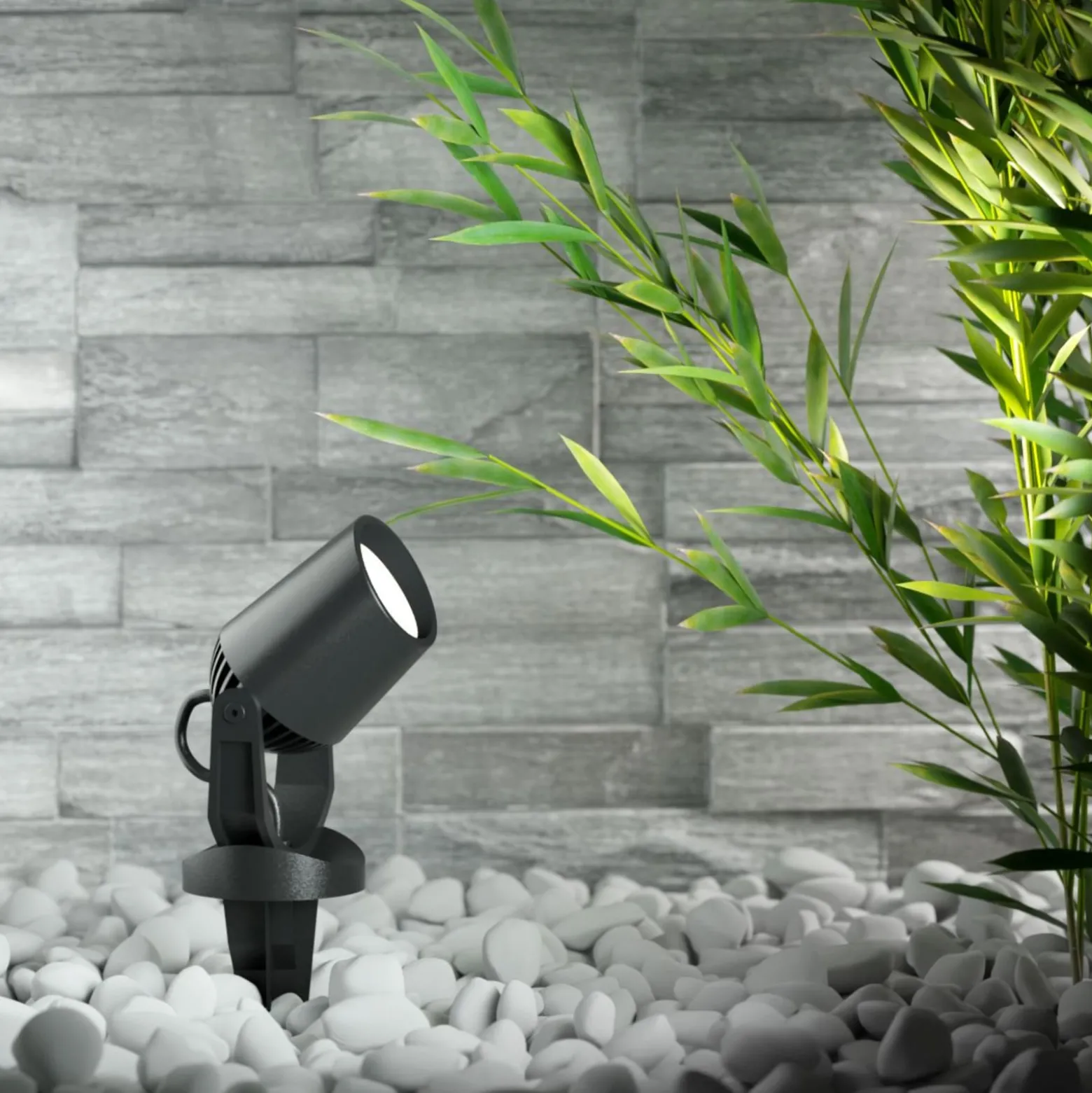 Minitommy-EL-spotti, 1-lamp., CCT musta/frosted