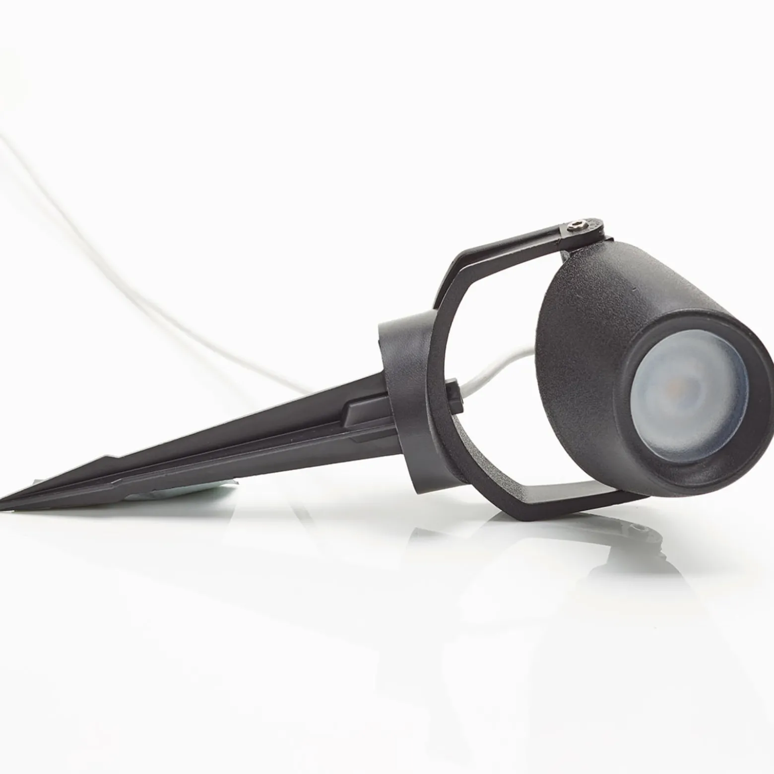 Minitommy-EL-spotti, 1-lamp., CCT musta/frosted