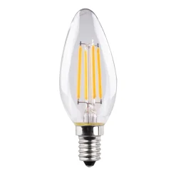 Müller Licht LED-kynttilä E14 4,2 W hehkulanka 2700 K kirkas, 2 kpl pakkaus