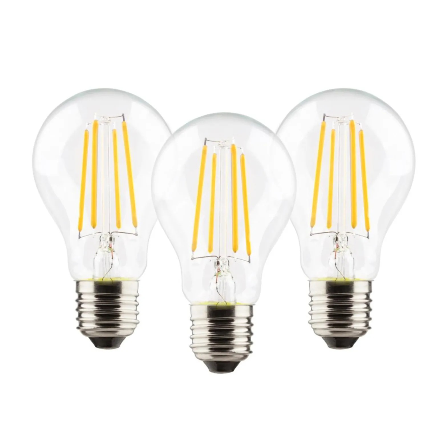 Müller Licht LED-lamppu E27 7W 827 hehkulanka 3er