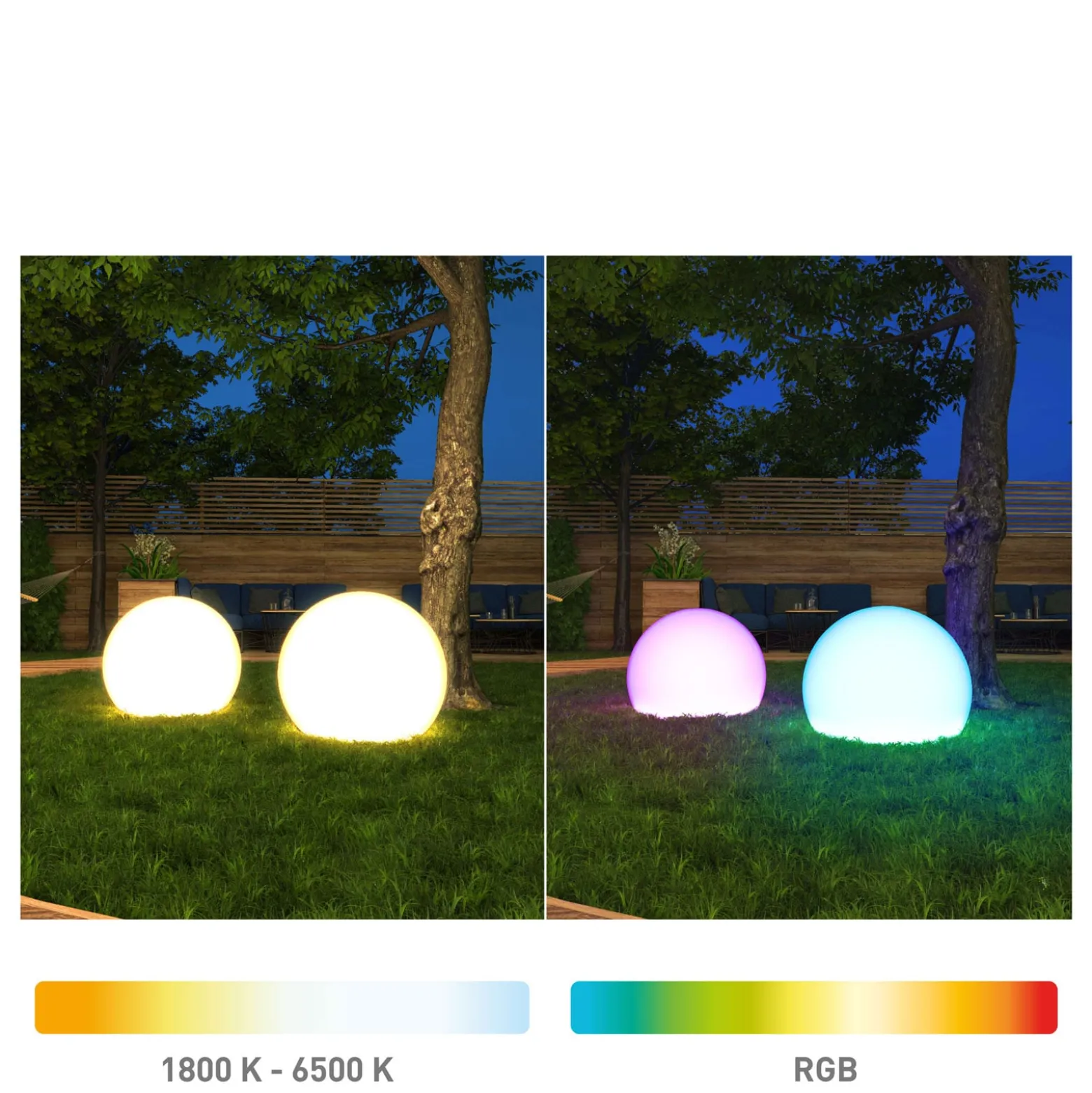 Müller Licht sävy Calluna LED-valopallo IP44