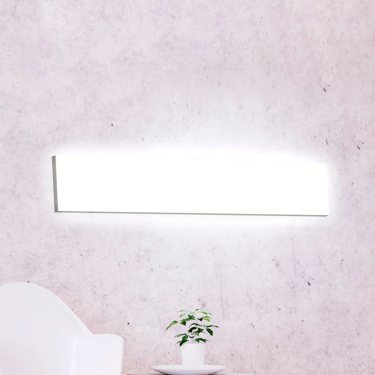 Müller Licht tint Aris LED-paneeli 120x30 cm musta