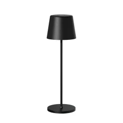 Müller Licht tint LED ladattava pöytävalaisin Dalia, alumiini, musta