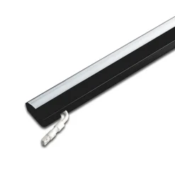ModuLite F LED-kaappivalaisin, musta, 90 cm, 3 000 K, alumiini