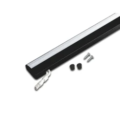 ModuLite F LED-kaappivalaisin, musta, 120 cm, 4 000 K alumiini