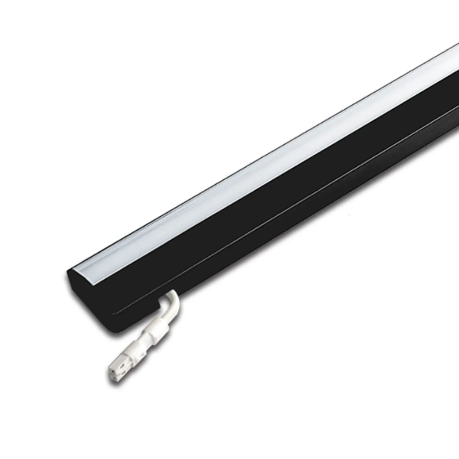 ModuLite F LED-kaappivalaisin, musta, 120 cm, 4 000 K alumiini