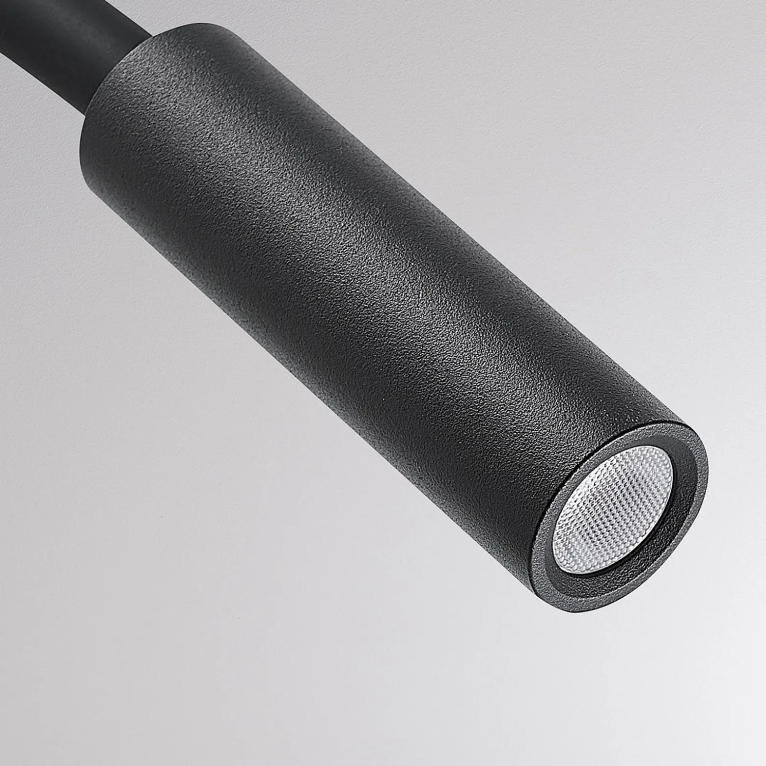 Molto Luce Arok LED-seinävalaisin, musta, alumiini, ulkonema 49 cm