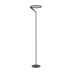 Molto Luce LED-lattiavalaisin Melli F, musta, alumiini, korkeus 168 cm