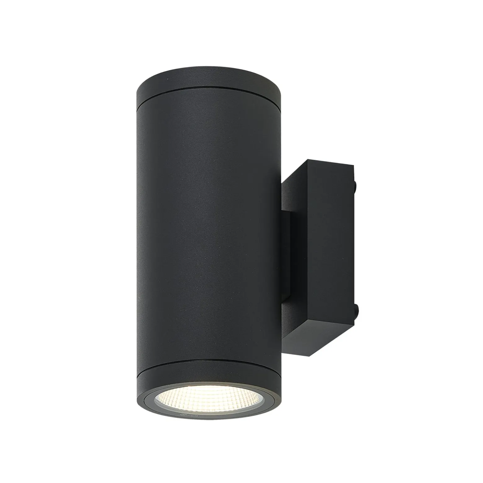 Molto Luce LED-ulkoseinälamppu Foris Round Double, antrasiitti