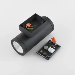 Molto Luce LED-ulkoseinälamppu Foris Round Double, antrasiitti