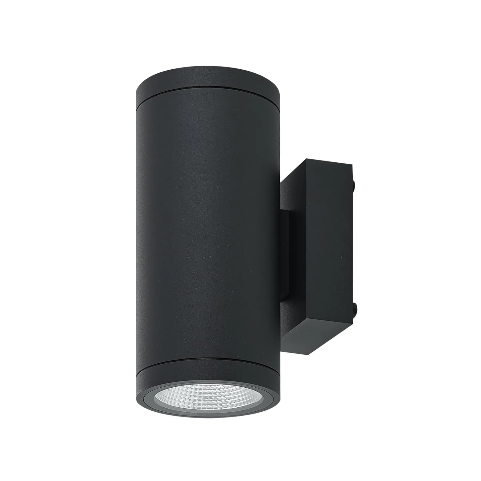 Molto Luce LED-ulkoseinälamppu Foris Round Double, antrasiitti