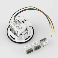 Molto Luce LED uppoasennusvalaisin Wall 68R IP44 RD, musta, CCT
