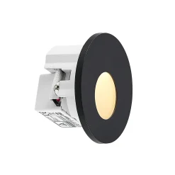Molto Luce LED uppoasennusvalaisin Wall 68R IP44 RD, musta, CCT