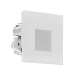 Molto Luce LED uppoasennusvalaisin Wall R68 Lasi IP44 SQ, valkoinen, CCT