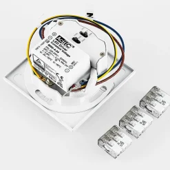 Molto Luce LED uppoasennusvalaisin Wall 68 R Sina IP44 SQ, valkoinen,