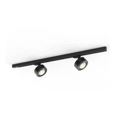 Molto Luce LED-3-vaiheinen kiskojärjestelmä Mag, musta, 830