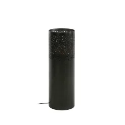 Narabi lattiavalaisin, korkeus 60 cm, musta-nikkelinen, metallia