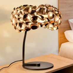 Narisa Rose Gold LED-pöytävalaisin
