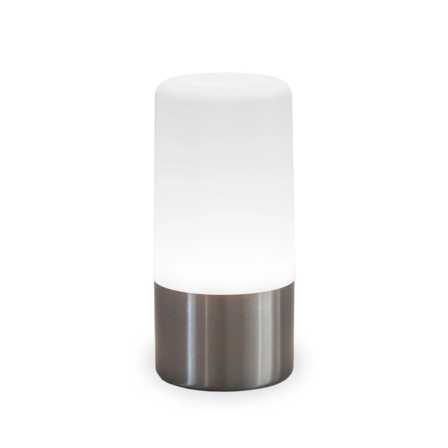 Newgardenin ladattava LED-pöytävalaisin Maia, harmaa, IP54, RGBW