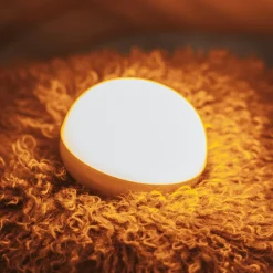 Newgarden LED-akkukäyttöinen pöytävalaisin Cherry, oranssi/valkoinen, IP54