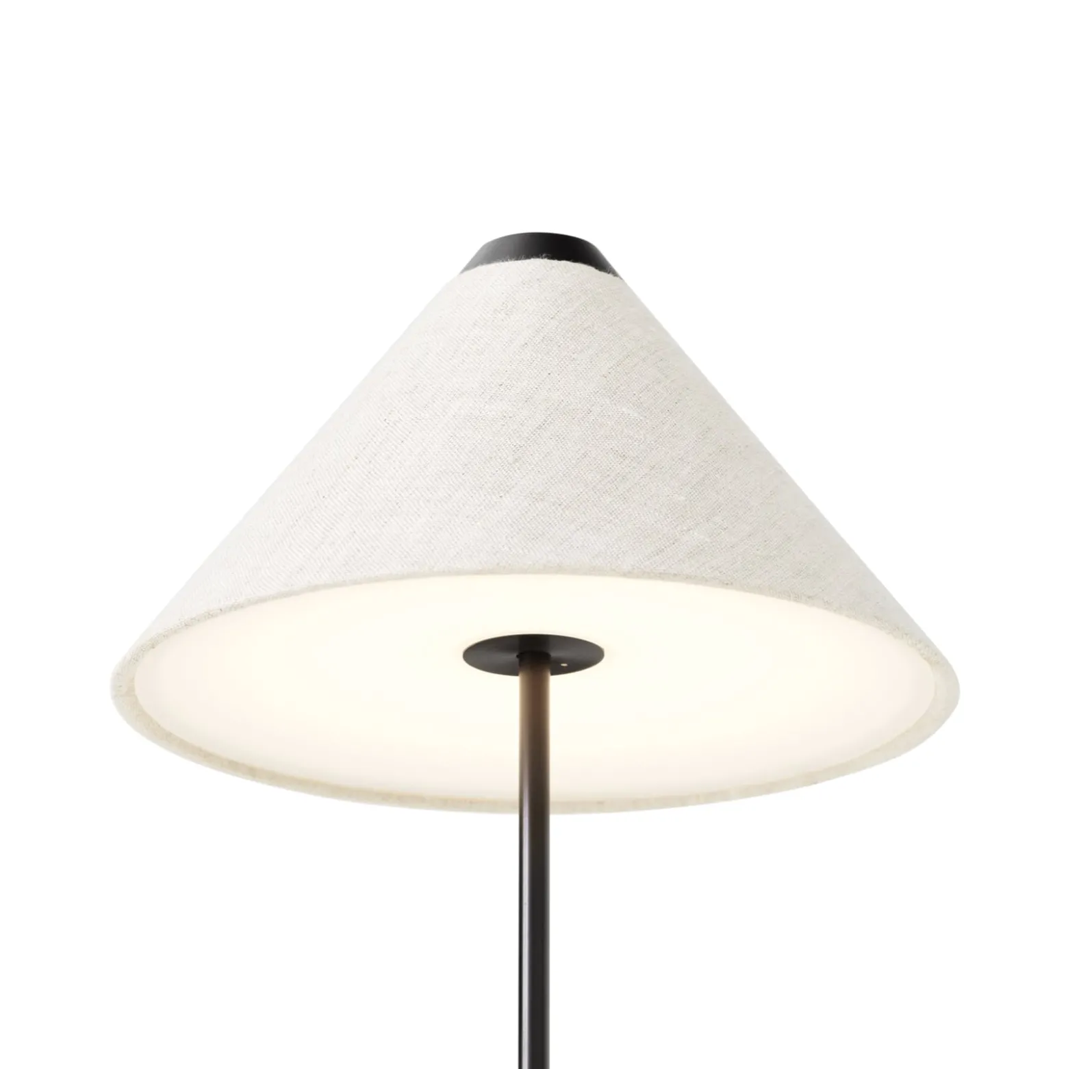 New Works Brolly -akkupöytävalaisin IP44 valkoinen