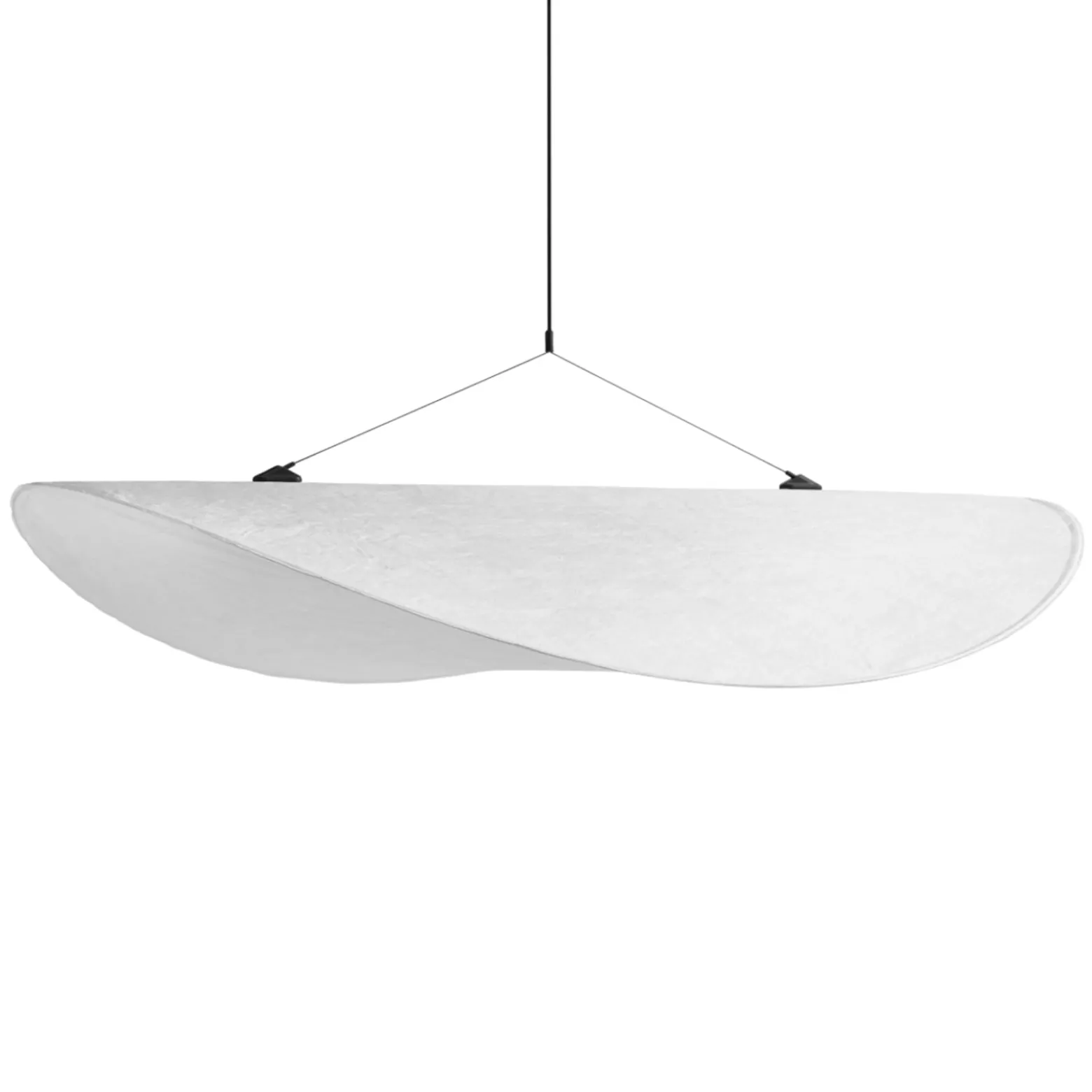 New Works Tense -LED-riippuvalaisin, halkaisija 120 cm, valkoinen