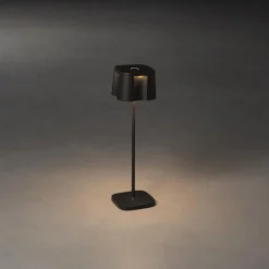 Nice-LED-koristevalaisin, USB-latausliitäntä musta