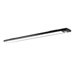 Norman LED-kaapinvalaisin, musta, ladattava akku, anturi, USB-portti