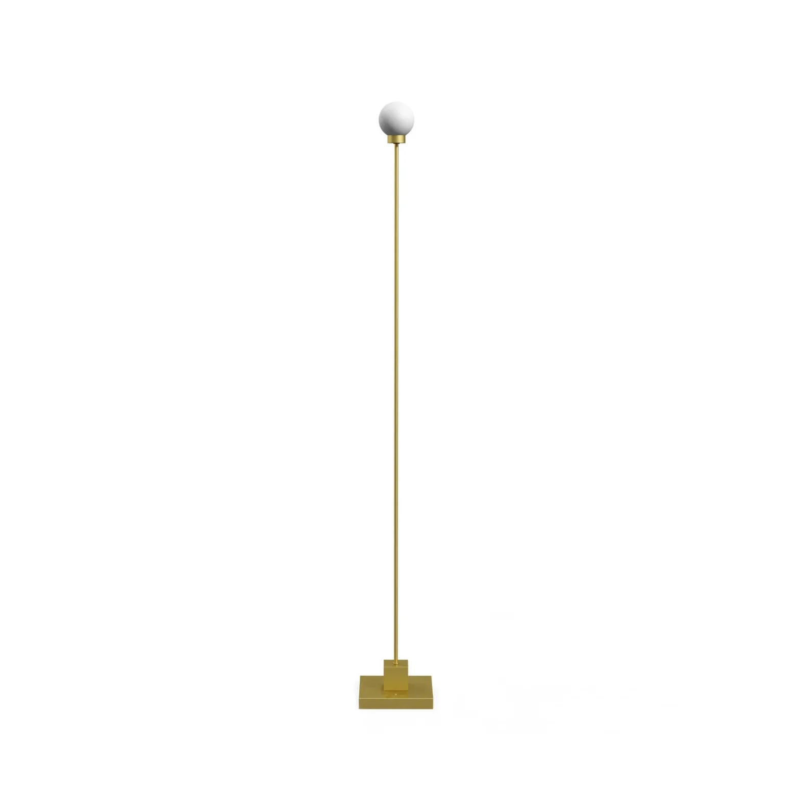 Northern LED-akku-lattiavalaisin Snowball messinkivärinen, 2700 K