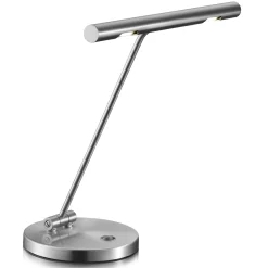 Näppärä LED-pöytävalaisin Glimmer, nikkeli