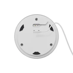 Numotion LED ladattava pöytävalaisin, valkoinen, lasi, IP54, himmennettävä