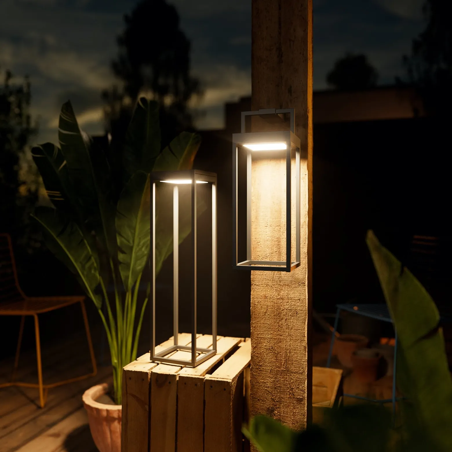 Numove LED-aurinkovalaisin, grafiitinharmaa, korkeus 52,5 cm