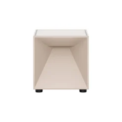 Nutalis mini LED ladattava pöytävalaisin, beige, IP54, himmennettävä