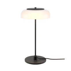 Nuura LED-pöytälamppu Blossi, korkeus 43 cm, musta/opaalinen