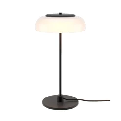 Nuura LED-pöytälamppu Blossi, korkeus 43 cm, musta/opaalinen