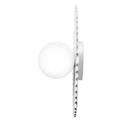 Nuura Liila Muuse seinälamppu, Ø 42 cm, IP44, valkoinen/opaalinen