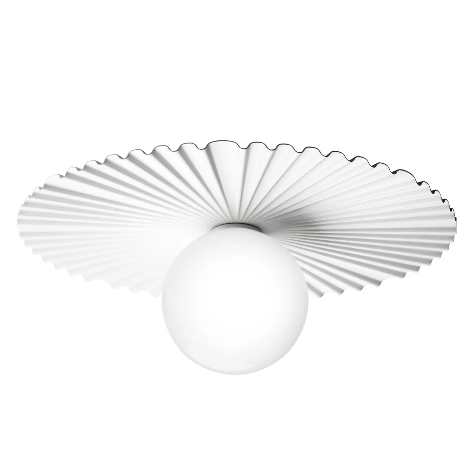 Nuura Liila Muuse seinälamppu, Ø 42 cm, IP44, valkoinen/opaalinen