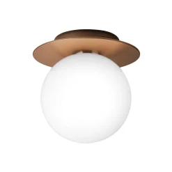 Nuura-seinävalaisin Liila 1 Medium, pronssi/opaali, IP44, G9