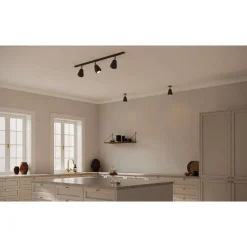 Nuura uppokohdevalo Anoli Spot Recessed, Ø 10 cm, musta