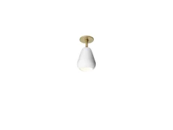 Nuura uppokohdevalo Anoli Spot Recessed, Ø 10 cm, valkoinen/kulta