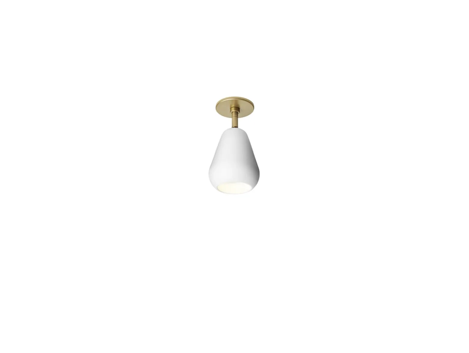 Nuura uppokohdevalo Anoli Spot Recessed, Ø 10 cm, valkoinen/kulta